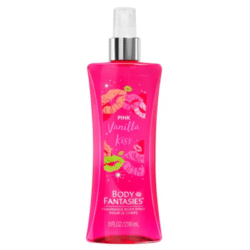 Body Fantasy For Her Body Mist Sg Pink Vanilla Kiss 8Oz / 236Ml