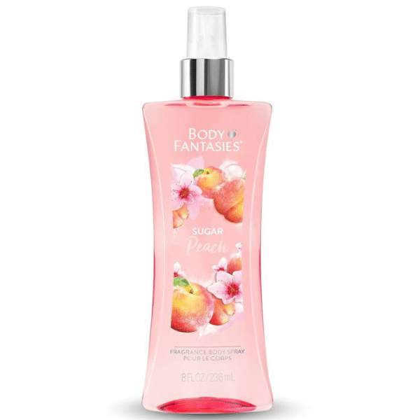 Body Fantasy For Her Body Mist Sg Sugar Peach 8Oz / 236Ml