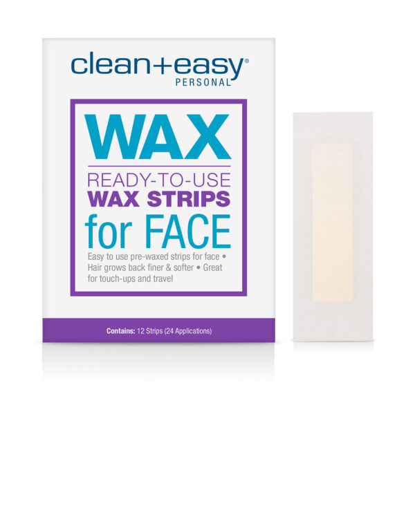 Mengotti Couture® Clean & Easy Face Waxes & Bleach Ready-To-Use Wax Strips For Face 12Pcs