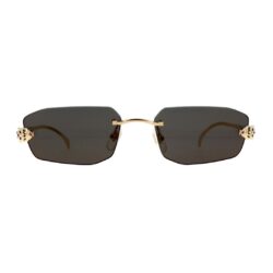 Cartier Exception CT0474S 001 56-18 Rectangle Sunglasses