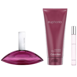 Ck Calvin Klein Euphoria For Women Coffret Eau De Perfume 100Ml + 10ML + Body Lotion 200Ml
