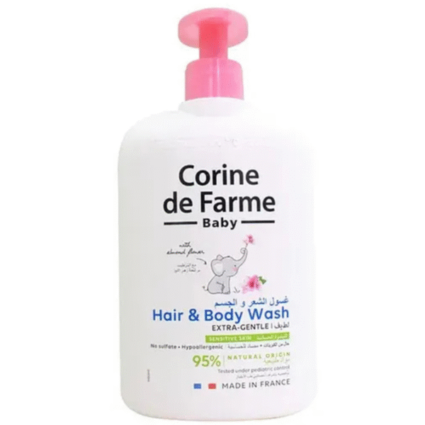 Corine De Farme Baby Kids Shower Time Baby Hand & Body Wash Almond 500Ml