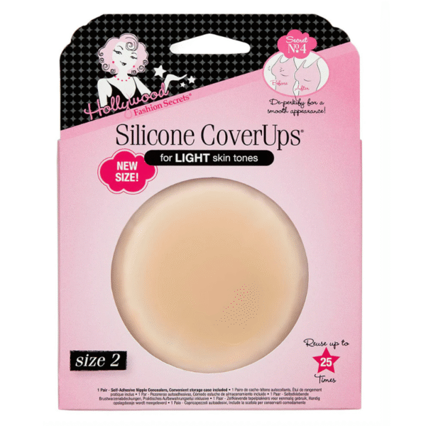 Hollywood F Secrets Body Style Solutions Silicone Coverups Size 2 Light