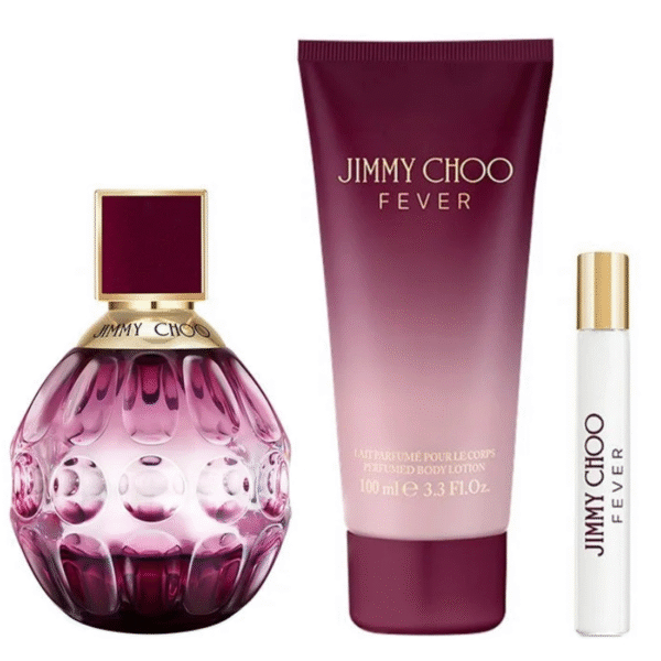Jimmy Choo Fever For Women Coffret Eau De Perfume 100Ml + 7.5ml + Body Lotion 100Ml