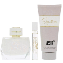 Mont Blanc Signature For Women Coffret Eau De Perfume 90Ml + 7.5ml + Body Lotion 100Ml