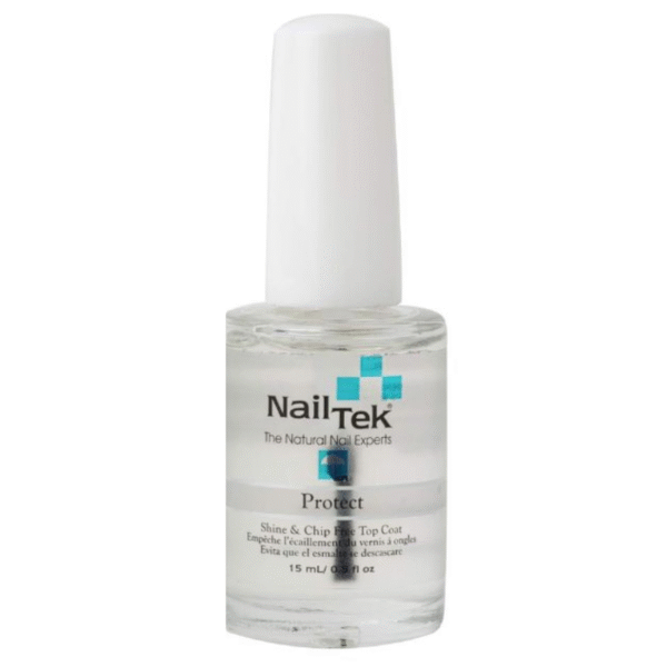Nail Tek Nail Care Base & Top Coat Protect Chip Free Top Coat