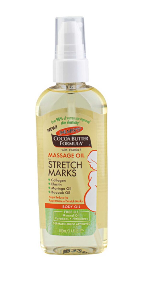 Mengotti Couture® Palmers Body Pregnancy & Maternity Care Cocoa Stretch M Massage Oil 3.4Oz