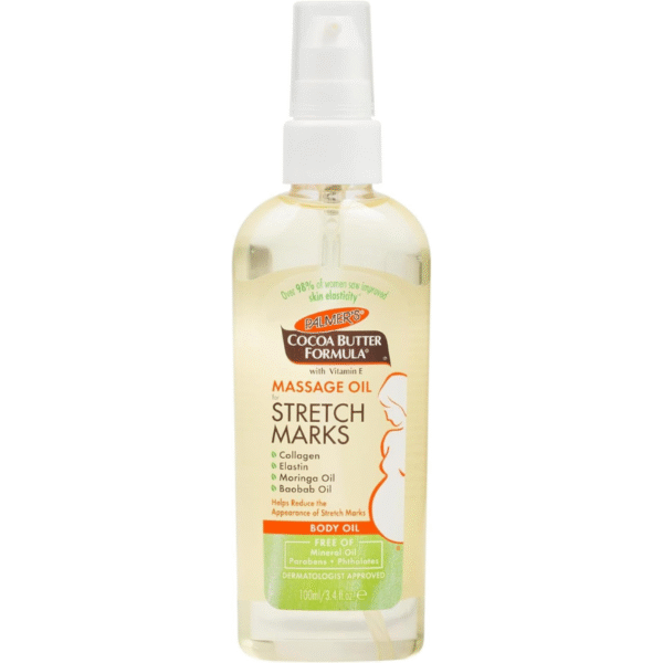 Palmers Body Pregnancy & Maternity Care Cocoa Stretch M Massage Oil 3.4Oz