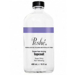 Poche Nail Care Base & Top Coat Super Fast Dry B/C 16Oz