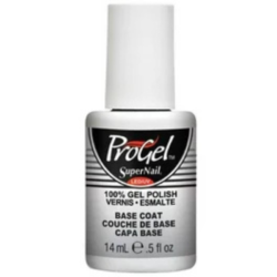 Super Nail Nail Polish Gel Colors Progel Base Coat 0.5Oz