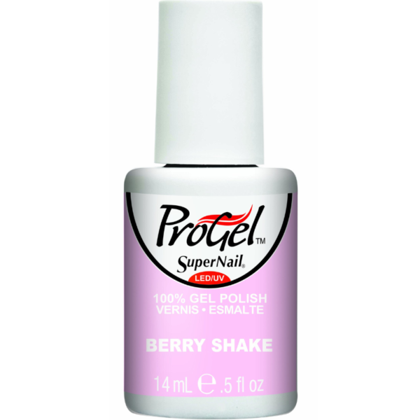 Super Nail Nail Polish Gel Colors Progel Berry Shake 0.5Oz