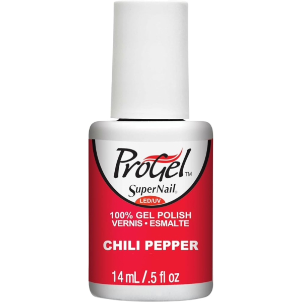 Super Nail Nail Polish Gel Colors Progel Chili Pepper 0.5