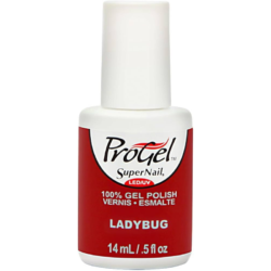 Super Nail Nail Polish Gel Colors Progel Ladybug 0.5Oz