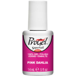 Super Nail Nail Polish Gel Colors Progel Pink Dahlia 0.5Oz