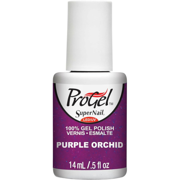 Super Nail Nail Polish Gel Colors Progel Purple Orchid 0.5