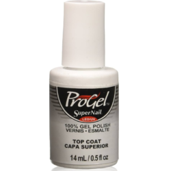 Super Nail Nail Polish Gel Colors Progel Top Coat 0.5Oz