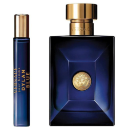 Versace Dylan Blue For Men Coffret Eau De Toilette 100Ml + 10ml + Trousse