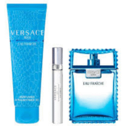 Versace Eau Fraiche For Men Coffret Eau De Toilette 100Ml + 10ml + Shower Gel 150Ml