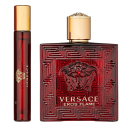 Versace Eros Flame For Men Coffret Eau De Perfume 100Ml + 10ml +Trousse