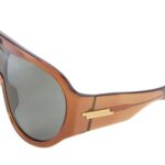 Bottega Veneta Scudo shield sunglasses