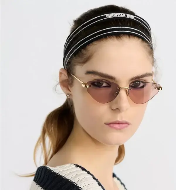 Christian Dior CDior S4U Lilac Rectangular Sunglasses (4)