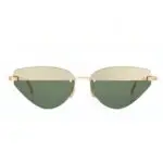 CDior B5U Two-Tone Mirrored-Effect Ivory and Green Butterfly (4)