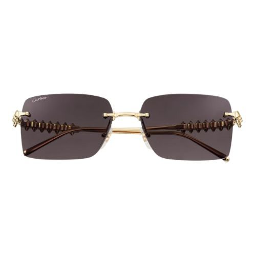 Cartier Clash de Cartier Sunglasses Gold Metal & Black Lenses
