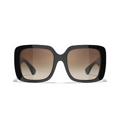 Chanel Square Black Sunglasses Ref 5532