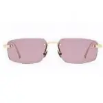 Christian Dior CDior S4U Lilac Rectangular Sunglasses (4)
