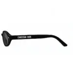 Christian DiorPacific R1I Black Oval Sunglasses (1)