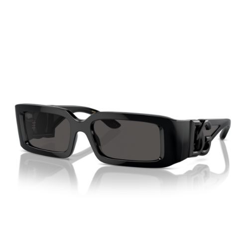 Dolce and Gabbana DG 6197 Black Sunglasses Square Frame