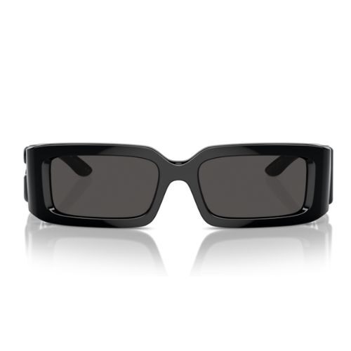 Dolce and Gabbana DG 6197 Black Sunglasses Square Frame