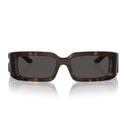 Dolce and Gabbana DG 6197 Havana Sunglasses Womens Square Frame