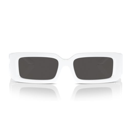 Dolce and Gabbana DG 6197 White Sunglasses Womens Square Frame