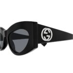 Gucci GG1843S 001 Black Cat Eye womens Sunglasses