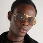 Jacques Marie Mage Daido Gold Sunglasses