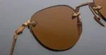 Jacques Marie Mage Fairbank Rimless Titanium Sunglasses