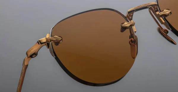 Jacques Marie Mage Fairbank Rimless Titanium Sunglasses