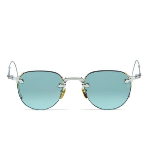 Jacques Marie Mage Fairbank Rimless Sunglasses Blue Lens Edition