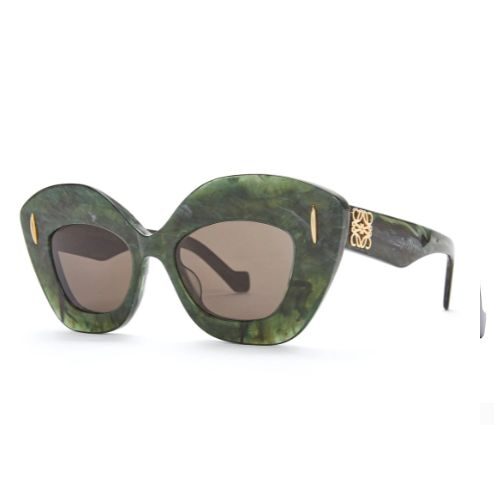 Loewe LW40127I Marble Green Sunglasses