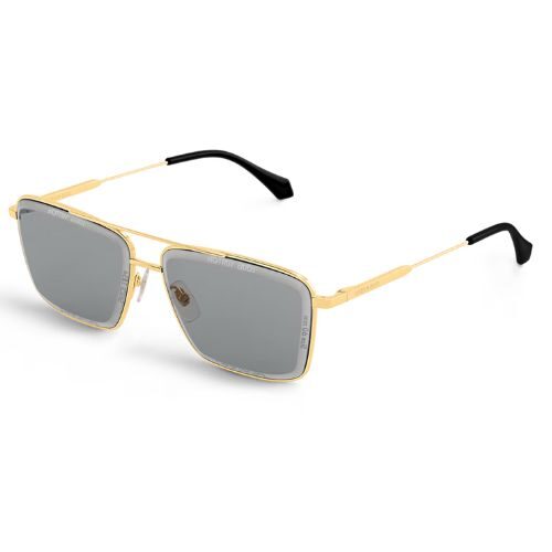 Louis Vuitton LV Super Vision Gold Metal Square Sunglasses