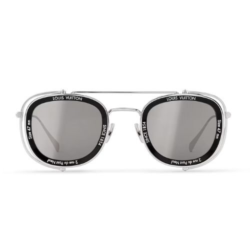 Louis Vuitton LV Super Vision Z2213U Metal Pilot Square Sunglasses