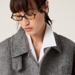 Miu Miu Regard MU 11ZS 14L08N Havana Honey Frame