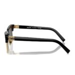 Miu Miu Women's Sunglasses MU 10ZS 1AB5S0 Black Square Frame