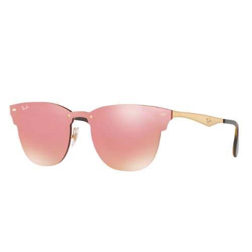 Ray-Ban Blaze Clubmaster RB3576N 043 Brushed Gold Frame