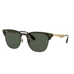 Ray-Ban Blaze Clubmaster RB3576N 04371 Polished Gold Frame