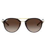 Ray-Ban Sunglasses RB4292N Blaze Double Bridge Polished Light Havana Frame