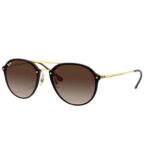 Ray-Ban Sunglasses RB4292N Blaze Double Bridge Polished Light Havana Frame