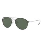 Ray-Ban Sunglasses RB4292N Blaze Double Bridge Polished Transparent Frame