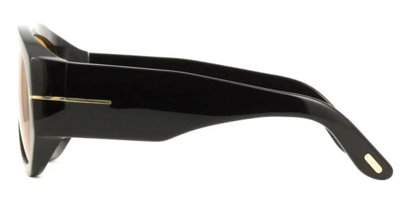 Tom Ford Bronson FT1044 Black Aviator Sunglasses